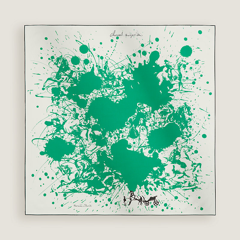 エルメス　カレ90 　Cheval Surprise Cheval Surprise double face scarf 90 | Hermès USA